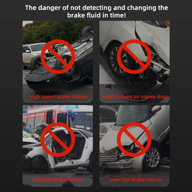 YM-C03 Digital Display Car Brake Fluid Tester Brake Fluid Water Content Tester(Black) - Electronic Test by buy2fix | Online Shopping UK | buy2fix