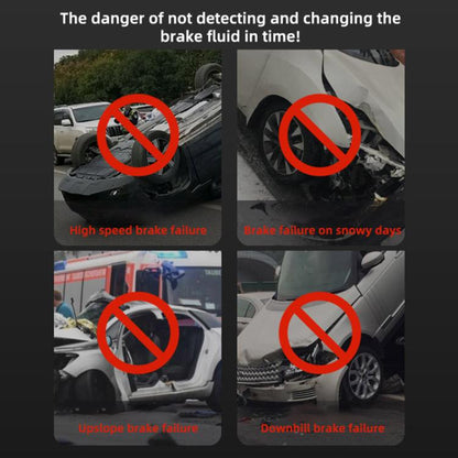 YM-C03 Digital Display Car Brake Fluid Tester Brake Fluid Water Content Tester(Black) - Electronic Test by buy2fix | Online Shopping UK | buy2fix