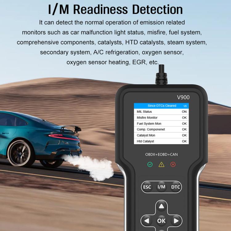V900 Car Engine Transmission Diagnostic Scanner Tool Car Fault Detector(Black) - Code Readers & Scan Tools by buy2fix | Online Shopping UK | buy2fix