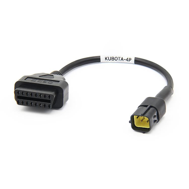 16 Pin to 4 Pin Agricultural Machinery Repair OBD2 Diagnostic Adapter Cable for Kubota Diagmaster Python - Cables & Connectors by buy2fix | Online Shopping UK | buy2fix