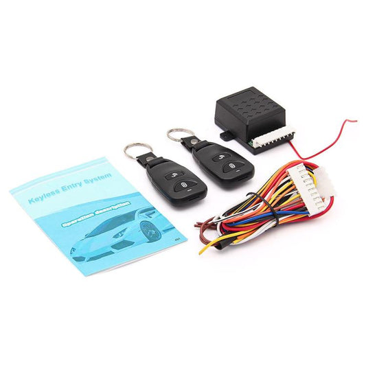 Universal Car Security Anti-Theft System Keyless Entry System Kit(Black) - Security Alarm System by buy2fix | Online Shopping UK | buy2fix