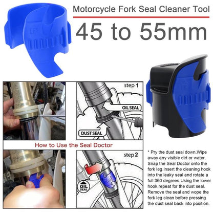 Motorcycle Fork Seal Cleaner, Front Fork Seal Cleaner Tool, Shock Repair Absorber Tool 45mm-55mm(Blue) - Motorcycle Maintenance Tools by buy2fix | Online Shopping UK | buy2fix