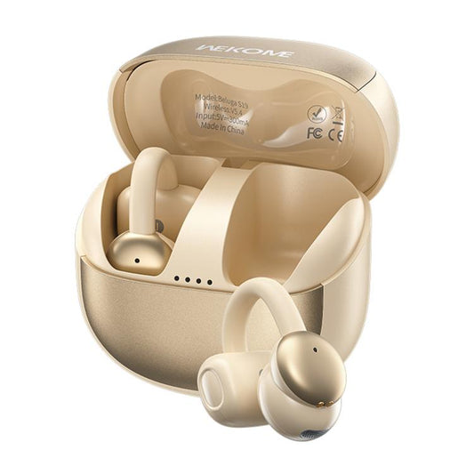 WK Beluga S19 Jungle Series Celestial Clip-On Wireless Earbuds(Beige) - TWS Earphone by WK | Online Shopping UK | buy2fix