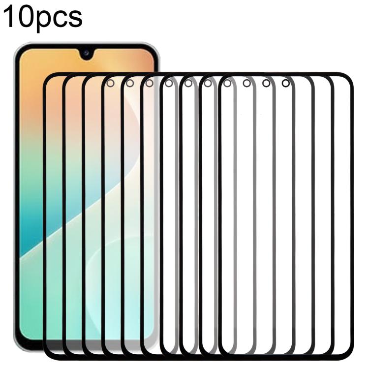 For Samsung Galaxy M36 SM-M366B 10pcs Front Screen Outer Glass Lens with OCA Optically Clear Adhesive - Outer Glass Lens by buy2fix | Online Shopping UK | buy2fix