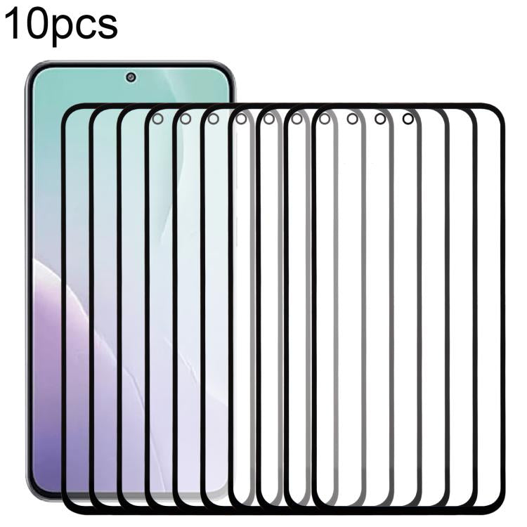 For Samsung Galaxy M56 SM-M566B 10pcs Front Screen Outer Glass Lens with OCA Optically Clear Adhesive - Outer Glass Lens by buy2fix | Online Shopping UK | buy2fix