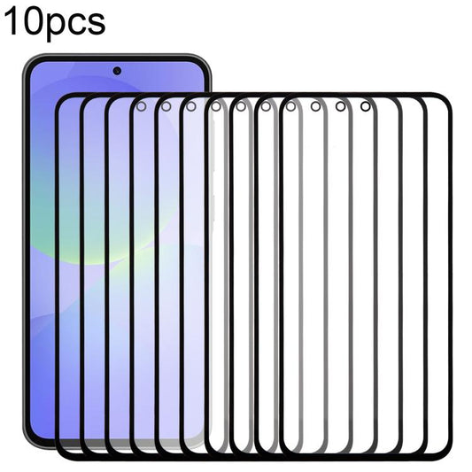 For Samsung Galaxy A36 SM-A366B 10pcs Front Screen Outer Glass Lens with OCA Optically Clear Adhesive - Outer Glass Lens by buy2fix | Online Shopping UK | buy2fix
