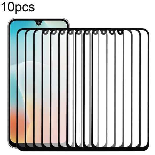 For Samsung Galaxy M16 SM-M166P 10pcs Front Screen Outer Glass Lens with OCA Optically Clear Adhesive - Outer Glass Lens by buy2fix | Online Shopping UK | buy2fix