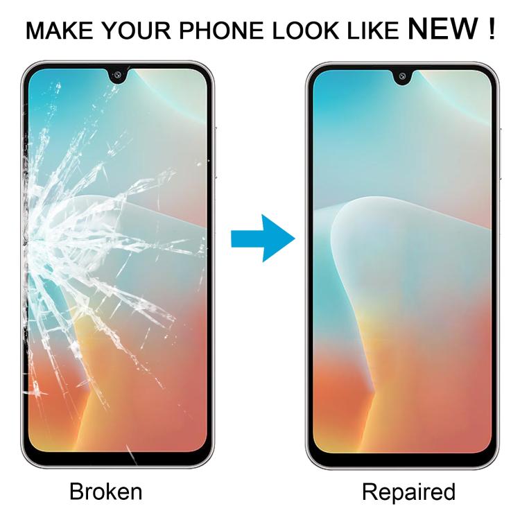For Samsung Galaxy M16 SM-M166P 10pcs Front Screen Outer Glass Lens with OCA Optically Clear Adhesive - Outer Glass Lens by buy2fix | Online Shopping UK | buy2fix