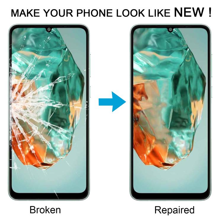 For Samsung Galaxy M05 SM-M055F 10pcs Front Screen Outer Glass Lens with OCA Optically Clear Adhesive - Outer Glass Lens by buy2fix | Online Shopping UK | buy2fix