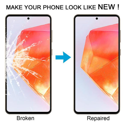 For Samsung Galaxy C55 SM-C556B 10pcs Front Screen Outer Glass Lens with OCA Optically Clear Adhesive - Outer Glass Lens by buy2fix | Online Shopping UK | buy2fix