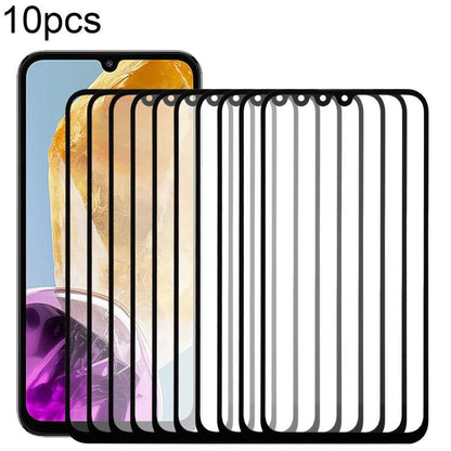 For Samsung Galaxy M15 SM-M156B 10pcs Front Screen Outer Glass Lens with OCA Optically Clear Adhesive - Outer Glass Lens by buy2fix | Online Shopping UK | buy2fix