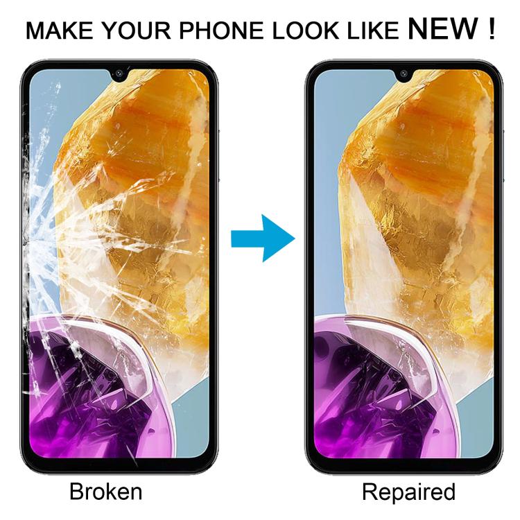 For Samsung Galaxy M15 SM-M156B 10pcs Front Screen Outer Glass Lens with OCA Optically Clear Adhesive - Outer Glass Lens by buy2fix | Online Shopping UK | buy2fix