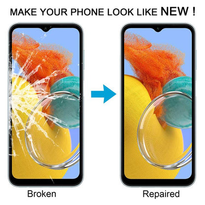 For Samsung Galaxy M14 4G SM-M145FB 10pcs Front Screen Outer Glass Lens with OCA Optically Clear Adhesive - Outer Glass Lens by buy2fix | Online Shopping UK | buy2fix