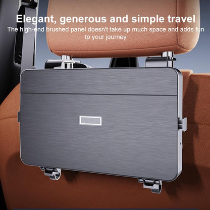 K255 Car Seat Back Storage Rack Multifunctional Tissue Box Water Cup Holder Car Rear Seat Tray Desk(Black) - Stowing Tidying by buy2fix | Online Shopping UK | buy2fix