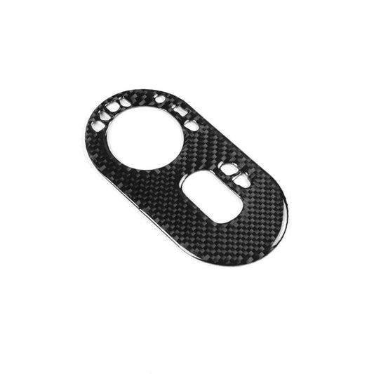 Carbon Fiber Car Headlight Switch Decorative Sticker for SEAT Ibiza 2003-2008, Left Driver(Black) - Car Interior Mouldings by buy2fix | Online Shopping UK | buy2fix