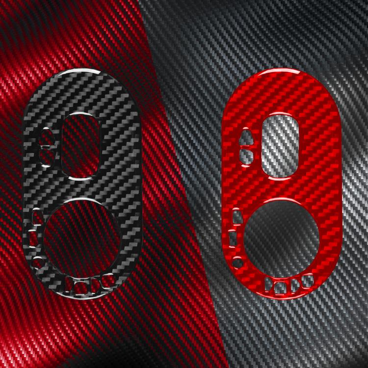 Carbon Fiber Car Headlight Switch Decorative Sticker for SEAT Ibiza 2003-2008, Left Driver(Black) - Car Interior Mouldings by buy2fix | Online Shopping UK | buy2fix