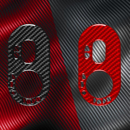 Carbon Fiber Car Headlight Switch Decorative Sticker for SEAT Ibiza 2003-2008, Left Driver(Black) - Car Interior Mouldings by buy2fix | Online Shopping UK | buy2fix