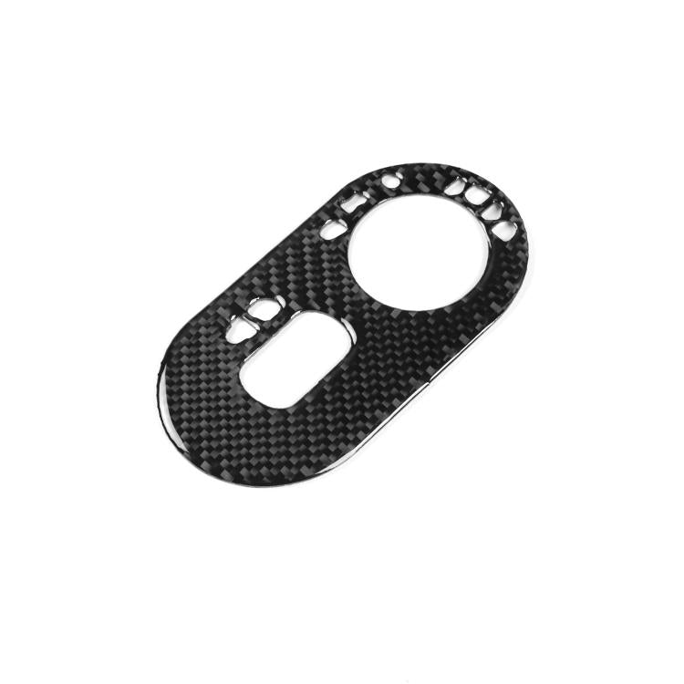 Carbon Fiber Car Headlight Switch Decorative Sticker for SEAT Ibiza 2003-2008, Right Driver(Black) - Car Interior Mouldings by buy2fix | Online Shopping UK | buy2fix