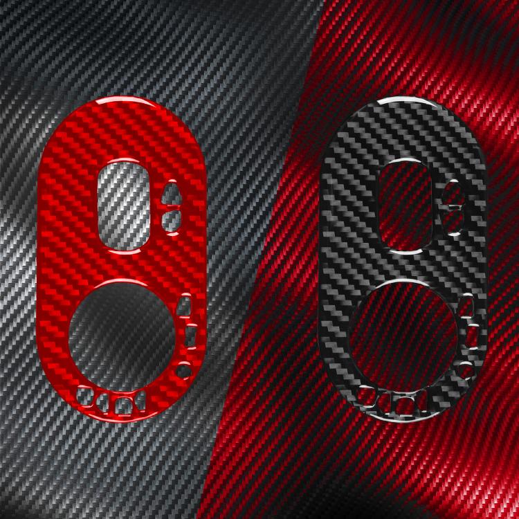 Carbon Fiber Car Headlight Switch Decorative Sticker for SEAT Ibiza 2003-2008, Right Driver(Black) - Car Interior Mouldings by buy2fix | Online Shopping UK | buy2fix