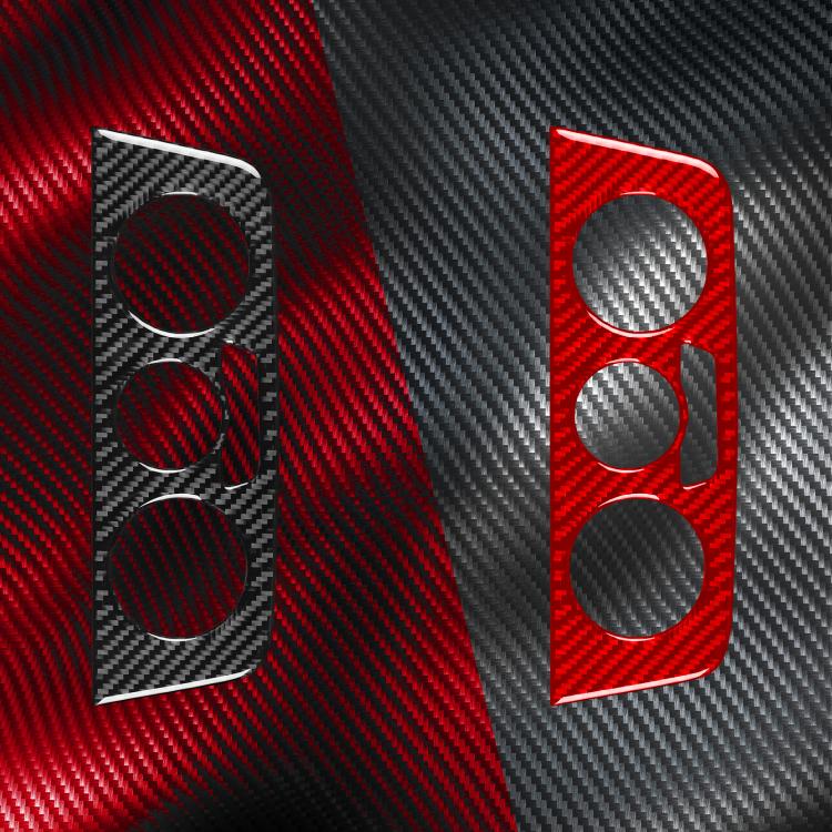 Carbon Fiber Car Air Conditioner Switch Panel A Decorative Sticker for SEAT Ibiza 2009-2014, Left and Right Driver(Black) - Car Interior Mouldings by buy2fix | Online Shopping UK | buy2fix