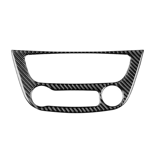 Carbon Fiber Car Air Conditioner Panel B Decorative Sticker for Renault Fluence 2009-2017 / Megane 2008-2016, Left and Right Driver(Black) - Car Interior Mouldings by buy2fix | Online Shopping UK | buy2fix