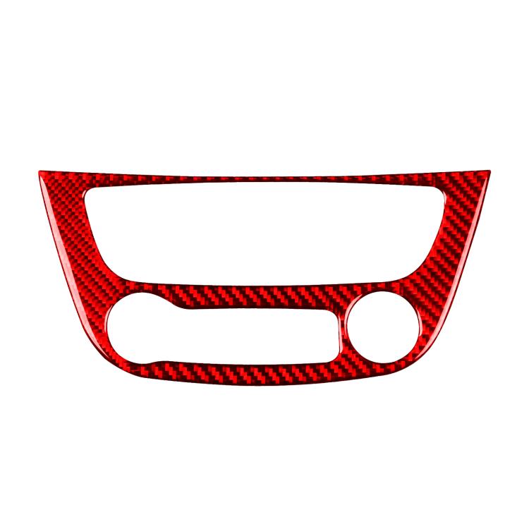 Carbon Fiber Car Air Conditioner Panel B Decorative Sticker for Renault Fluence 2009-2017 / Megane 2008-2016, Left and Right Driver(Red) - Car Interior Mouldings by buy2fix | Online Shopping UK | buy2fix