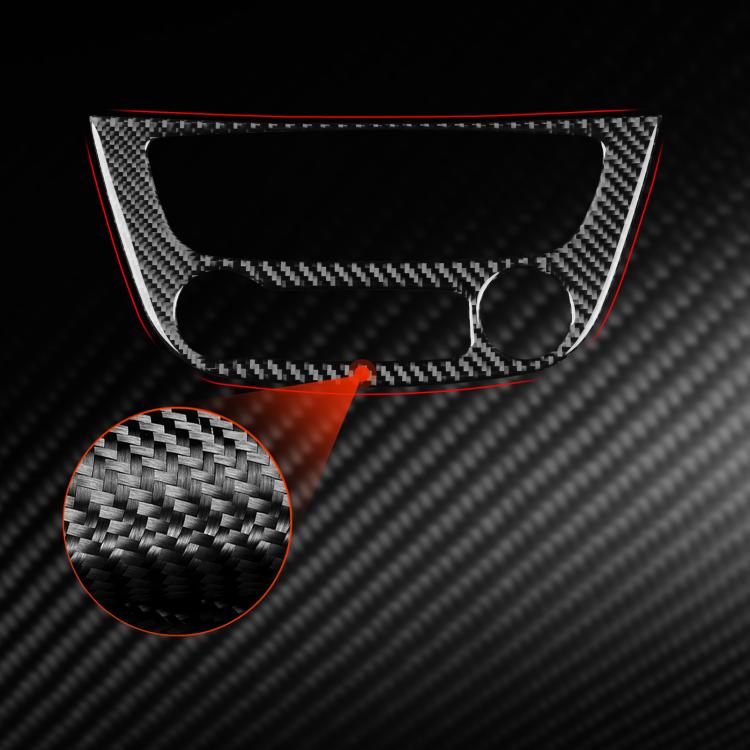 Carbon Fiber Car Air Conditioner Panel B Decorative Sticker for Renault Fluence 2009-2017 / Megane 2008-2016, Left and Right Driver(Red) - Car Interior Mouldings by buy2fix | Online Shopping UK | buy2fix
