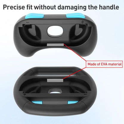 For Nintendo Switch 2 iPlay HBS-2870 4 in 1 Controller Grip Steering Wheel Combination - Gamepads by iplay | Online Shopping UK | buy2fix