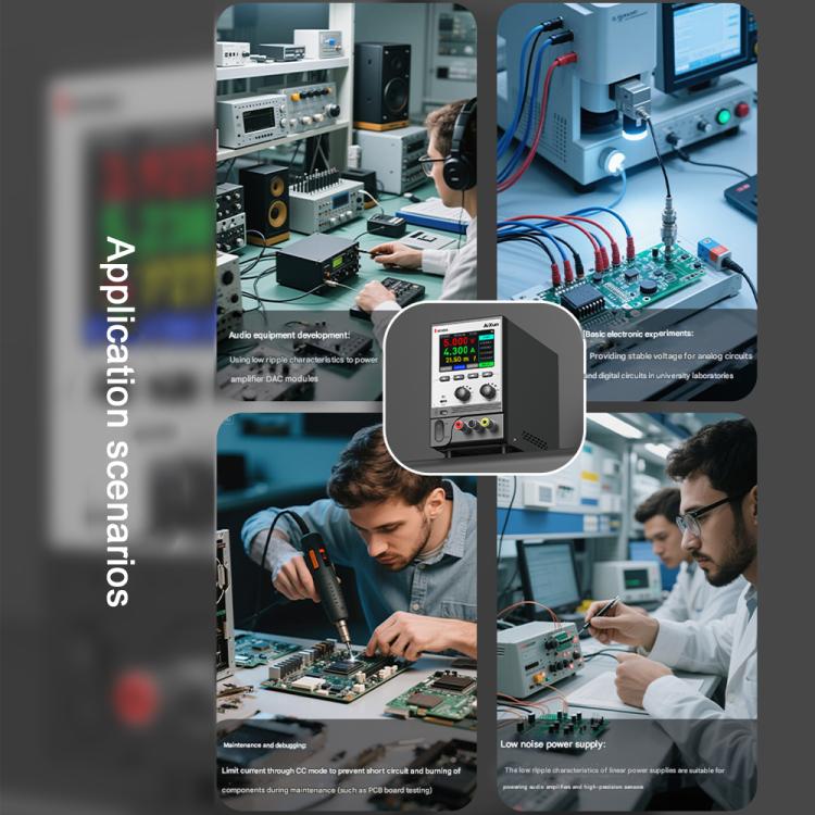 Aixun SP3005 Intelligent Interconnection CNC Programmable DC Power Supply, Plug:EU Plug - Power Supply by buy2fix | Online Shopping UK | buy2fix