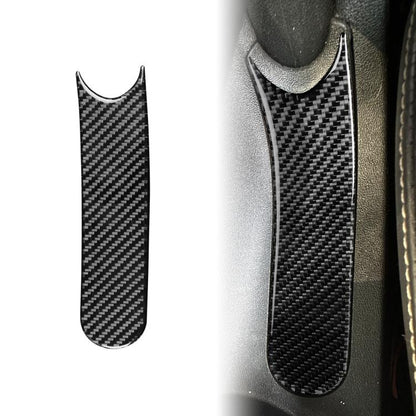 Carbon Fiber Car Handbrake Panel Decorative Sticker for SEAT Leon 2005-2012, Left and Right Driver(Black) - Car Interior Mouldings by buy2fix | Online Shopping UK | buy2fix