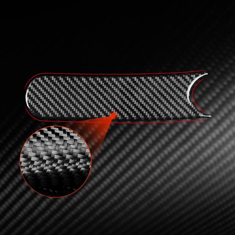Carbon Fiber Car Handbrake Panel Decorative Sticker for SEAT Leon 2005-2012, Left and Right Driver(Red) - Car Interior Mouldings by buy2fix | Online Shopping UK | buy2fix