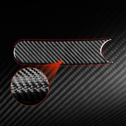 Carbon Fiber Car Handbrake Panel Decorative Sticker for SEAT Leon 2005-2012, Left and Right Driver(Red) - Car Interior Mouldings by buy2fix | Online Shopping UK | buy2fix