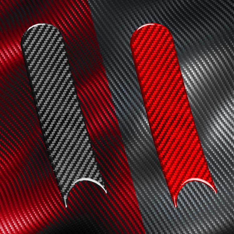 Carbon Fiber Car Handbrake Panel Decorative Sticker for SEAT Leon 2005-2012, Left and Right Driver(Red) - Car Interior Mouldings by buy2fix | Online Shopping UK | buy2fix