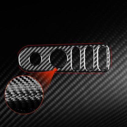 Carbon Fiber Car Rear Mirror Adjustment Switch Frame Decorative Sticker for SEAT Leon 2005-2012, Left and Right Driver(Red) - Car Interior Mouldings by buy2fix | Online Shopping UK | buy2fix