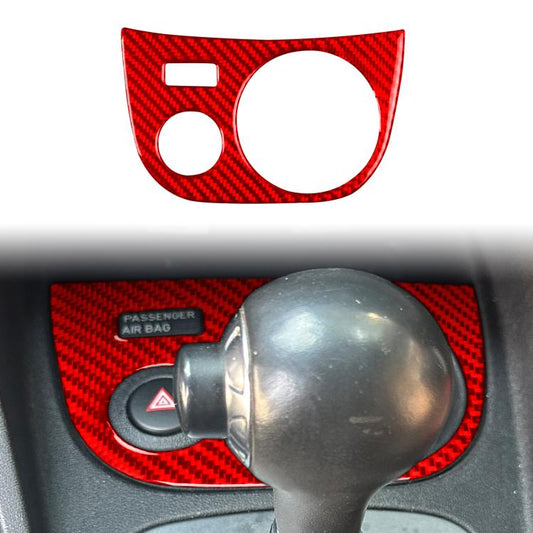 Carbon Fiber Car Water Cup Panel Decorative Sticker for SEAT Leon 2005-2012, Left Driver(Red) - Car Interior Mouldings by buy2fix | Online Shopping UK | buy2fix