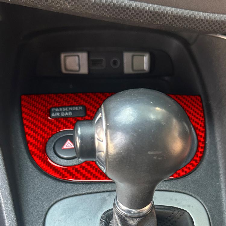 Carbon Fiber Car Water Cup Panel Decorative Sticker for SEAT Leon 2005-2012, Left Driver(Red) - Car Interior Mouldings by buy2fix | Online Shopping UK | buy2fix