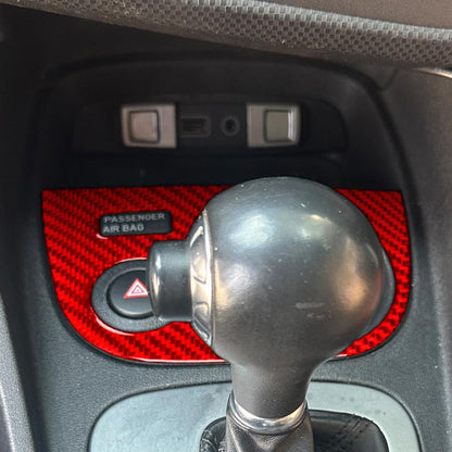 Carbon Fiber Car Water Cup Panel Decorative Sticker for SEAT Leon 2005-2012, Left Driver(Red) - Car Interior Mouldings by buy2fix | Online Shopping UK | buy2fix