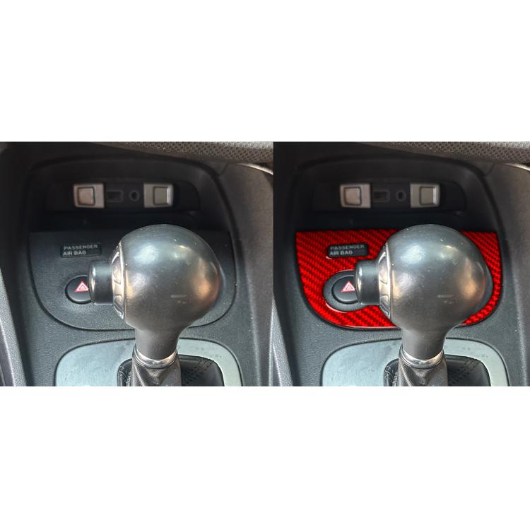 Carbon Fiber Car Water Cup Panel Decorative Sticker for SEAT Leon 2005-2012, Left Driver(Red) - Car Interior Mouldings by buy2fix | Online Shopping UK | buy2fix