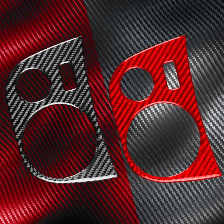 Carbon Fiber Car Water Cup Panel Decorative Sticker for SEAT Leon 2005-2012, Left Driver(Red) - Car Interior Mouldings by buy2fix | Online Shopping UK | buy2fix
