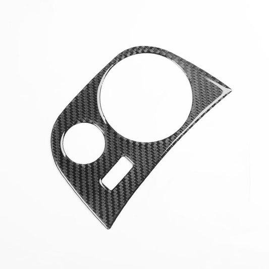 Carbon Fiber Car Water Cup Panel Decorative Sticker for SEAT Leon 2005-2012, Right Driver(Black) - Car Interior Mouldings by buy2fix | Online Shopping UK | buy2fix