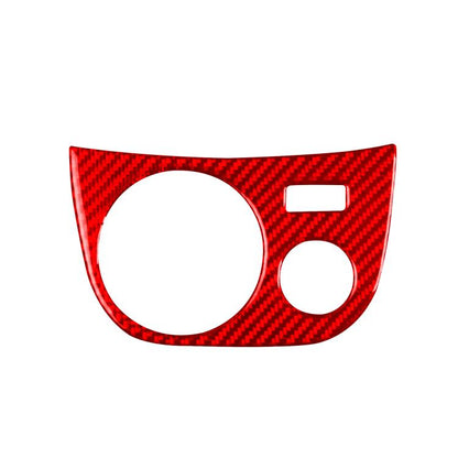 Carbon Fiber Car Water Cup Panel Decorative Sticker for SEAT Leon 2005-2012, Right Driver(Red) - Car Interior Mouldings by buy2fix | Online Shopping UK | buy2fix