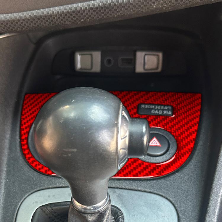 Carbon Fiber Car Water Cup Panel Decorative Sticker for SEAT Leon 2005-2012, Right Driver(Red) - Car Interior Mouldings by buy2fix | Online Shopping UK | buy2fix