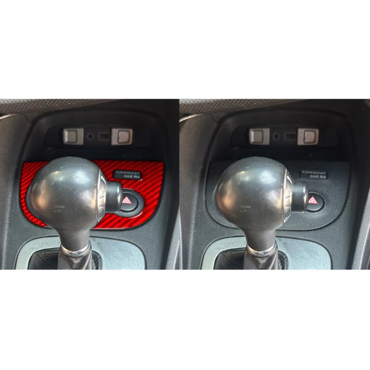 Carbon Fiber Car Water Cup Panel Decorative Sticker for SEAT Leon 2005-2012, Right Driver(Red) - Car Interior Mouldings by buy2fix | Online Shopping UK | buy2fix