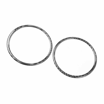 2pcs/Set Carbon Fiber Car AC Two Sides Air Outlet Decorative Sticker for SEAT Leon 2005-2012, Left and Right Driver(Black) - Car Interior Mouldings by buy2fix | Online Shopping UK | buy2fix