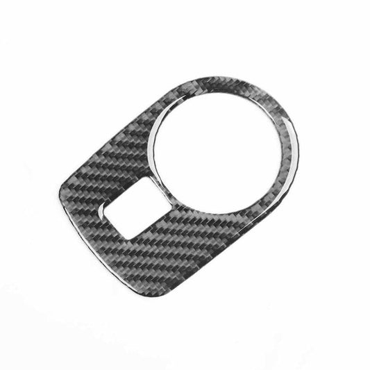 Carbon Fiber Car Headlight Switch Panel Decorative Sticker for SEAT Leon 2005-2012, Right Driver(Black) - Car Interior Mouldings by buy2fix | Online Shopping UK | buy2fix