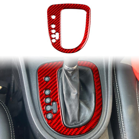 Carbon Fiber Car Gear Position Panel Decorative Sticker for SEAT Leon 2005-2012, Left Driver(Red) - Car Interior Mouldings by buy2fix | Online Shopping UK | buy2fix