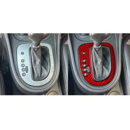 Carbon Fiber Car Gear Position Panel Decorative Sticker for SEAT Leon 2005-2012, Left Driver(Red) - Car Interior Mouldings by buy2fix | Online Shopping UK | buy2fix