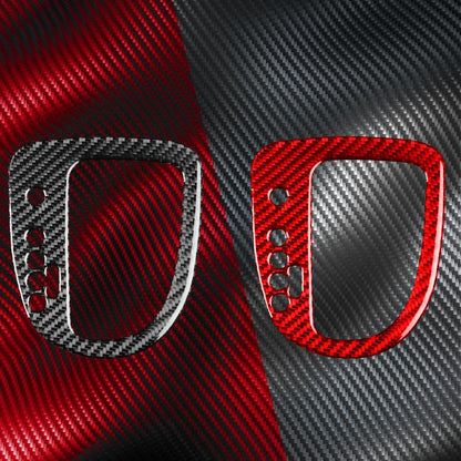 Carbon Fiber Car Gear Position Panel Decorative Sticker for SEAT Leon 2005-2012, Left Driver(Red) - Car Interior Mouldings by buy2fix | Online Shopping UK | buy2fix