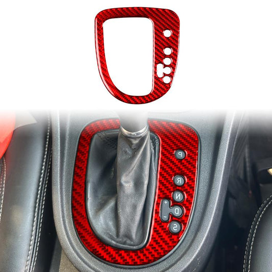 Carbon Fiber Car Gear Position Panel Decorative Sticker for SEAT Leon 2005-2012, Right Driver(Red) - Car Interior Mouldings by buy2fix | Online Shopping UK | buy2fix