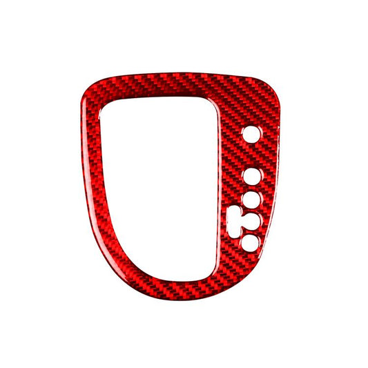 Carbon Fiber Car Gear Position Panel Decorative Sticker for SEAT Leon 2005-2012, Right Driver(Red) - Car Interior Mouldings by buy2fix | Online Shopping UK | buy2fix